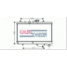 5200181 KUHLER SCHNEIDER Радиатор, охлаждение двигател