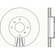 BDR1885.20 OPEN PARTS Тормозной диск