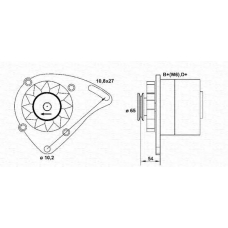 063341454010 MAGNETI MARELLI Генератор
