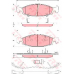 GDB4120 TRW Комплект тормозных колодок, дисковый тормоз