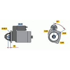 0 001 312 108 BOSCH Стартер