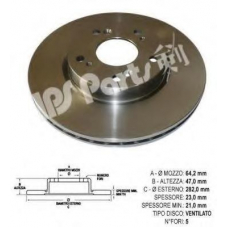 IBT-1489 IPS Parts Тормозной диск