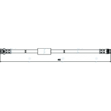 HOS3617 APEC Тормозной шланг