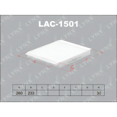 LAC1501 LYNX Фильтр салона