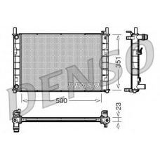 DRM10046 DENSO Радиатор, охлаждение двигателя