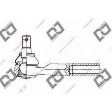 DE1026 DJ PARTS Наконечник поперечной рулевой тяги