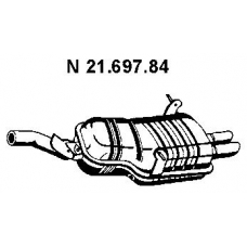 21.697.84 EBERSPACHER Глушитель выхлопных газов конечный