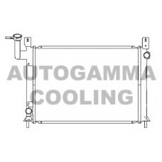 100643 AUTOGAMMA Радиатор, охлаждение двигателя
