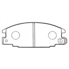 PN-4196 JNBK Колодки тормозные