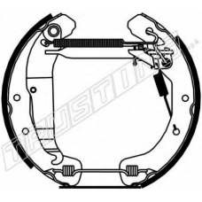 6247 TRUSTING Комплект тормозных колодок