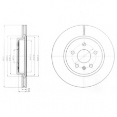 BG4190 DELPHI Тормозной диск