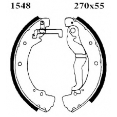 01548 BSF Комплект тормозных колодок