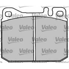 597010 VALEO Комплект тормозных колодок, дисковый тормоз