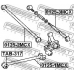 0125-1MCX FEBEST Рычаг независимой подвески колеса, подвеска колеса