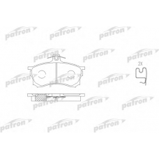 PBP1092 PATRON Комплект тормозных колодок, дисковый тормоз