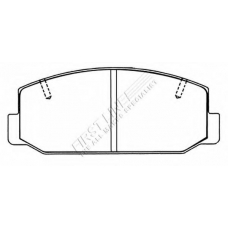 FBP1459 FIRST LINE Комплект тормозных колодок, дисковый тормоз