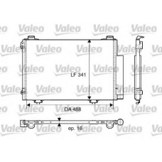 817674 VALEO Конденсатор, кондиционер