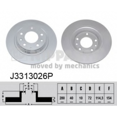 J3313026P NIPPARTS Тормозной диск