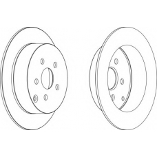 DDF1485-1 FERODO Тормозной диск