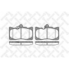 1191 002-SX STELLOX Комплект тормозных колодок, дисковый тормоз