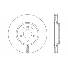 BDA2668.20 OPEN PARTS Тормозной диск