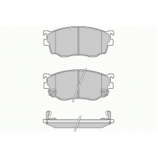 12-0912 E.T.F. Комплект тормозных колодок, дисковый тормоз