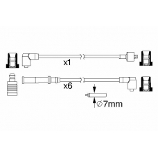 0 986 357 064 BOSCH Комплект проводов зажигания