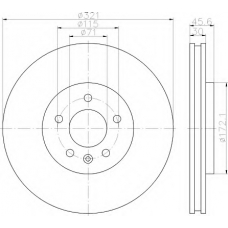 8DD 355 119-631 HELLA Тормозной диск