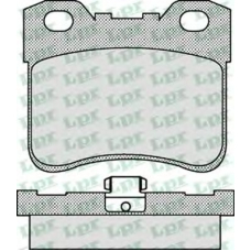 05P1130 LPR Комплект тормозных колодок, дисковый тормоз