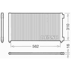 DCN09102 DENSO Конденсатор, кондиционер