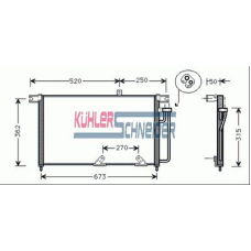 5220111 KUHLER SCHNEIDER Конденсатор, кондиционер