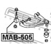 MAB-505 FEBEST Подвеска, рычаг независимой подвески колеса