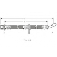 PHD371 TRW Тормозной шланг