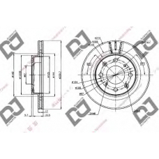 BD1940 DJ PARTS Тормозной диск