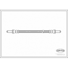 19018754 CORTECO Тормозной шланг