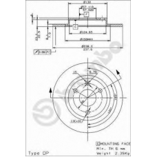 BS 7358 BRECO Тормозной диск