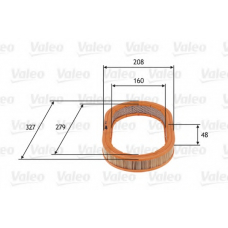 585722 VALEO Воздушный фильтр