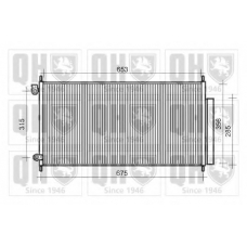 QCN585 QUINTON HAZELL Конденсатор, кондиционер
