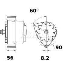 MG 384 MAHLE Генератор