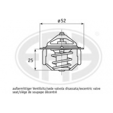 350150 ERA Термостат, охлаждающая жидкость