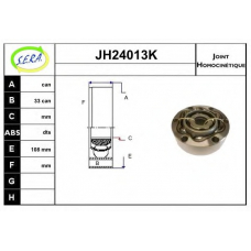 JH24013K SERA Шарнирный комплект, приводной вал