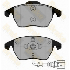 PA1832 BRAKE ENGINEERING Комплект тормозных колодок, дисковый тормоз