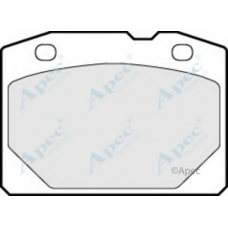 PAD274 APEC Комплект тормозных колодок, дисковый тормоз