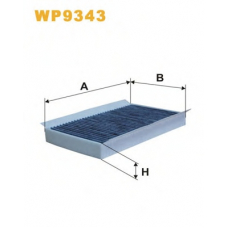 WP9343 WIX Фильтр, воздух во внутренном пространстве