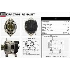 DRA3784 DELCO REMY Генератор