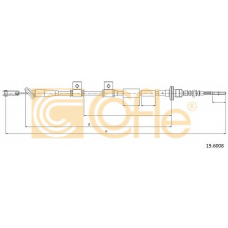 19.6008 COFLE Трос, управление сцеплением