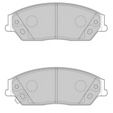 FD7568A NECTO Комплект тормозных колодок, дисковый тормоз