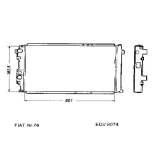 8074 KЬHLER-PAPE Wasserkьhler  pkw