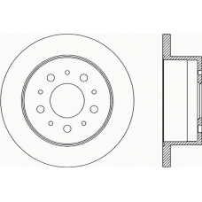 BDR2176.10 OPEN PARTS Тормозной диск