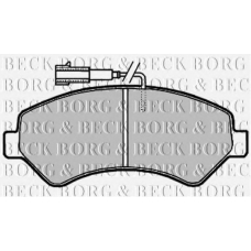 BBP2020 BORG & BECK Комплект тормозных колодок, дисковый тормоз